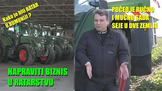 USPEO KAO RATAR - počeo je u brdima s DRVENIM orudjima -DANAS RADI ZEMLJU u dve države s FENDT-ovima