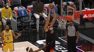 Rudy Gobert THE LOB PARTY vs Lakers | Two Hands for Safety!😅