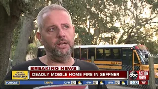 Person killed in mobile home fire in Seffner