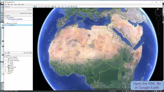 Export 3D building model to Google Earth