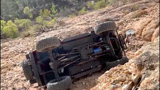 Traxxas TRX4 Land Rover Defender with Terminator T800 & T1000 RC Car Crawler Off Road Trail #127