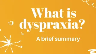 What is dyspraxia? #Shorts