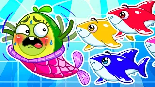 Mermaid Song Dance Party🧜‍♀️🐟 Baby Shark Dance🦈 II VocaVoca🥑 Kids Songs & Nursery Rhymes