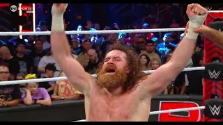 Sami Zayn vs. Bronson Reed - Intercontinental Champisonship: - WWE RAW April 15 2024 - Raw 4/15/24