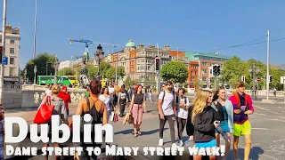 Dublin Ireland| City Centre walking tour - O’Connell Street & Henry Street, August 2021 [4K HDR]