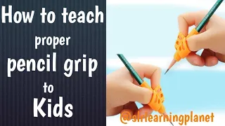 How to hold and control pencil properly | Pencil grips for preschoolers|urdu/hindi