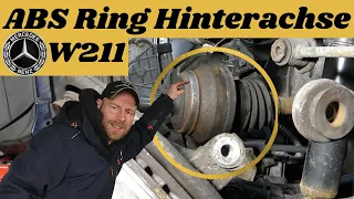 Mercedes W211 C219 ABS Ring / Impulsring & Raddrehzahlsensor erneuern | MB Youngtimer Tutorial