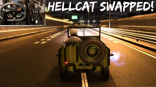 Gran Turismo 7 - INSANE Hellcat Swapped Willys is a Wild Ride! 950HP!