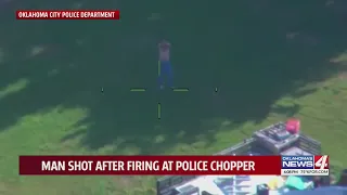 Oklahoma City police release helicopter video from officer-involved shooting