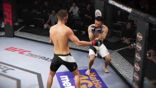 EA SPORTS UFC 2 NATE DIAZ KO'S CHAN SUNG JUNG
