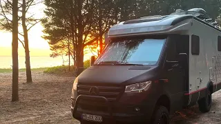 Nordkap mit Allrad Wohnmobil.    Teil 1 Baltikum