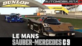 Automobilista 2 Group C Race Sauber Mercedes C9 at Le Mans Lacking Downforce BUT so still so FAST