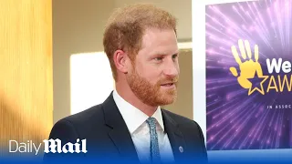 Prince Harry visits London for WellChild Awards on the eve of anniversary of Queen's death