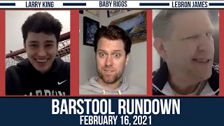 Could LeBron James Play in the NFL? - Barstool Rundown - February 16, 2021