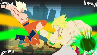 Goku v Broly (Z) | Stick Nodes DBZ Animation
