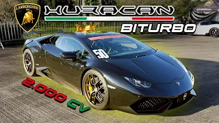 LAMBORGHINI HURACÁN BITURBO DE 2.000 CV BATEU O RECORDE E PASSOU A 367 km/h