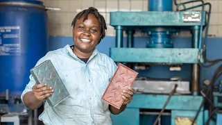 This Woman Recycles Plastic Waste Into Bricks That Are Stronger Than Concrete