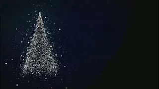 Christmas tree with sparkles | Green Screen Library