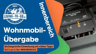 Wohnmobil Übergabe mit super vielen Tipps. Der Innenbereich Challenger 260 Graphite Ultimate