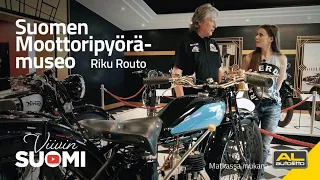 Kotimaan matkailu: Suomen Moottoripyörämuseo. Riku ja Maarit Routo kertovat miten kaikki sai alkunsa