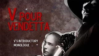 V for Vendetta - kinetic typography | William ERHEL