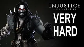 Injustice Gods Among Us - Lobo Classic Battles (VERY HARD) NO MATCHES LOST