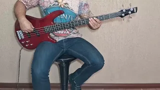 Creedence - Bad Moon Rising (bass cover)