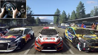 Ford Fiesta MK7 WORLD RX - Dirt Rally 2.0 // Thrustmaster T300RS