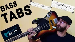 The Beatles - Strawberry Fields Forever BASS COVER + PLAY ALONG TAB + SCORE