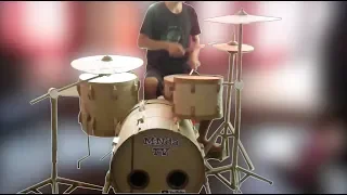 How to make Drum Kit from Cardboard (full size + working)