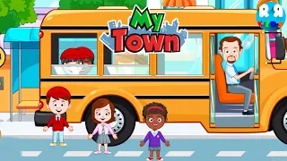 Daddy Take His Child To School - My Town Games