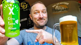 Brewery X 🍺 Citra Loves Nelson - West Coast IPA 🍺 #Beer #Review #LikeAndSubscribe 🤙🍻