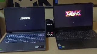 LEGION 5i Gen7 2022 vs IDEAPAD GAMING 3i Gen7 2022 :Boot test time and Reboot test.