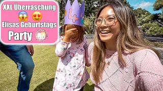 Elisas Geburtstags Party 😍 XXL Hüpfburg Überraschung! Cake Pops & Pizza machen! VLOG | Mamiseelen