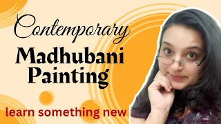 Contemporary Madhubani Painting Design | Learn something new | Ganesha Madhubani Painting