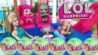 Видео для девочек Куклы ЛОЛ Сюрприз LOL Surprise Dolls Бассейн Pool Party Барби