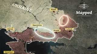 Ukraine attacks the South, Russia the North. F16s for Kyiv. [Mapped]