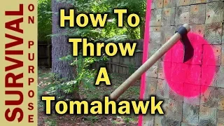 Tomahawk Throwing For Beginners - How To Throw A Tomahawk