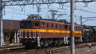 祝貨物運用入 ED5081+5082コンビ　東藤原の入換