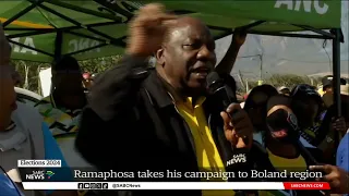 2024 Elections | ANC president Ramaphosa on the campaign trail in the Western Cape's Boland region