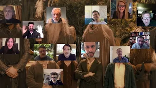 I replaced Lord Of The Rings scenes with the Cast Reunion on Zoom