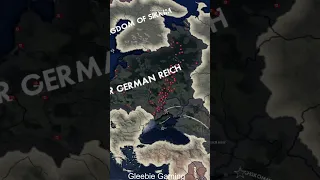 HOW FAST CAN GERMANY CONQUER THEIR PUPPETS IN TWR? | HOI4 TIMELAPSE #shorts #hoi4 #heartsofiron4