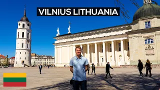First Impressions of VILNIUS LITHUANIA 🇱🇹 | A Tour of the City!