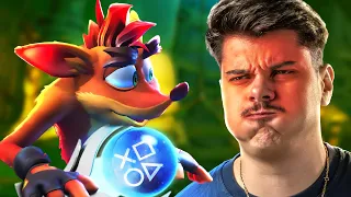 J’ai Platiné Crash Bandicoot 4.