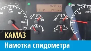 Крутилка, моталка спидометра на Камаз панель Элара через OBD2