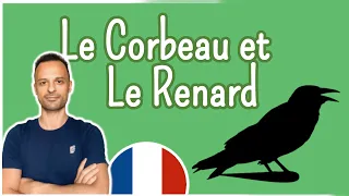 Le Corbeau et le Renard | Jean de la Fontaine (text+audio+vocab) - French Audiobook