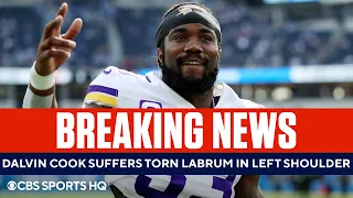 BREAKING: Dalvin Cook Suffers Torn Labrum in Left Shoulder | CBS Sports HQ