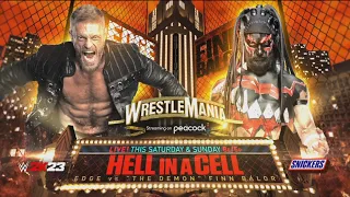 WWE 2K23 Edge vs Finn Balor WM39 HIAC Prediction Highlights