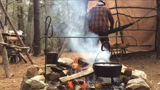 CAMP COOKING | Dutch Oven Beef Stew | Cast Iron Wednesday