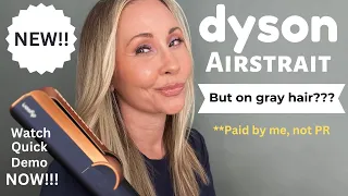 Dyson Airstrait Review: But on Gray Hair?  **paid by ME
